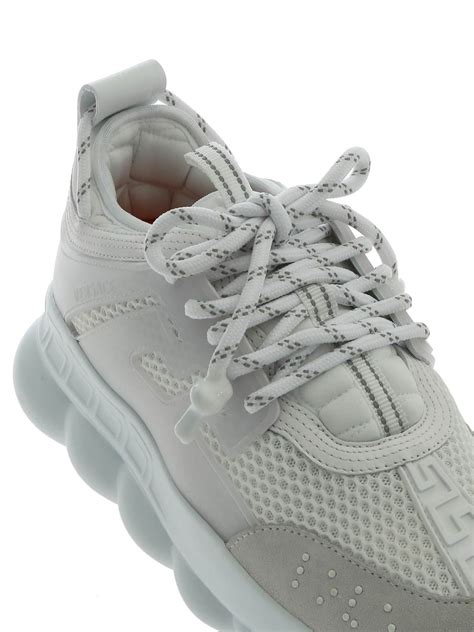 versace chain reaction white on feet|Versace Chain Reaction Sneakers .